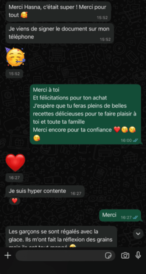 Messages reçus