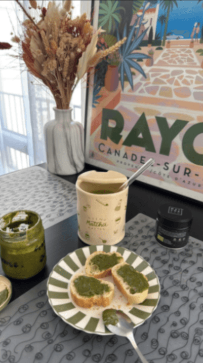Pâte à tartiner Matcha